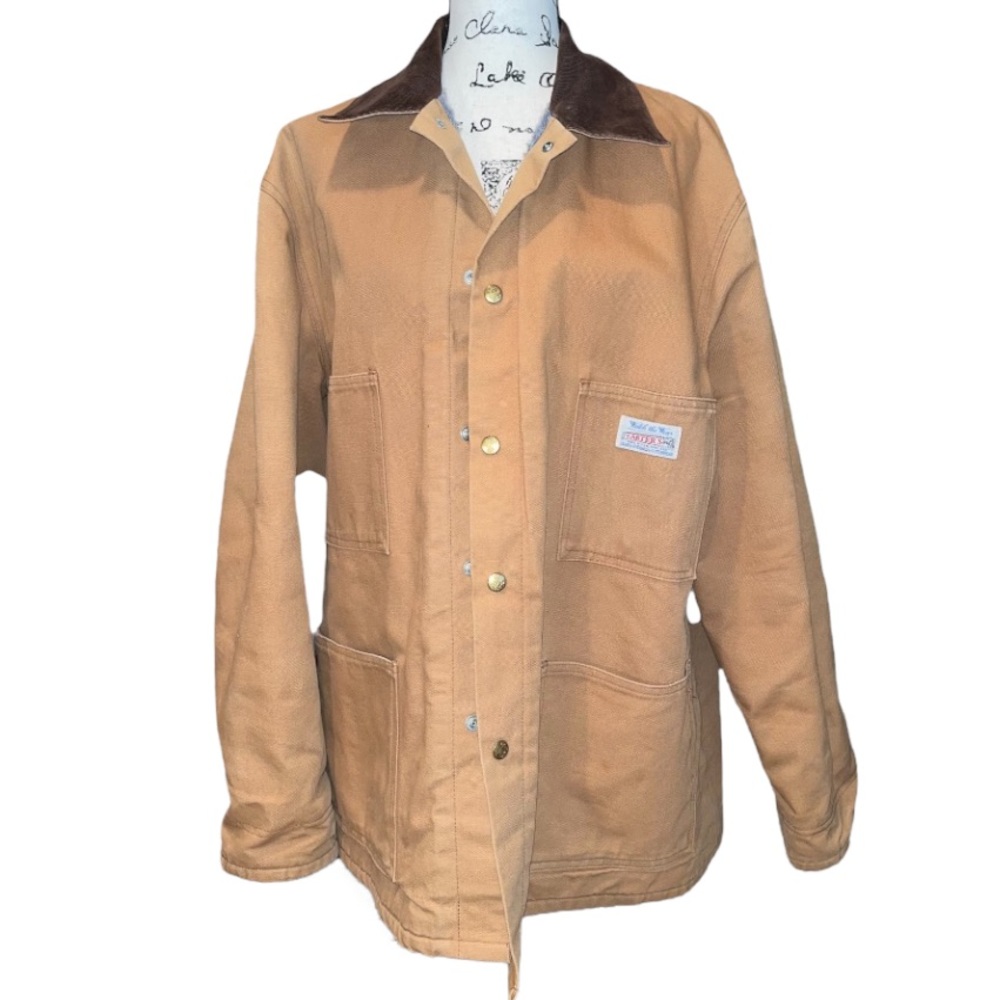 CARTER’S VINTAGE Men’s 100% Cotton Duck Lining Work Jacket Size 46